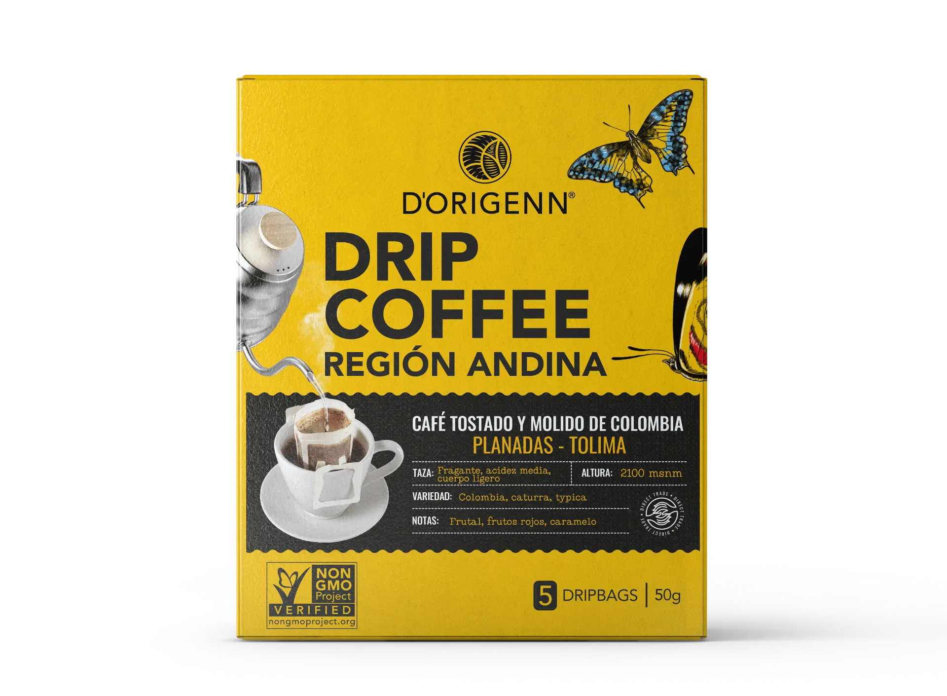 Drip Coffee — Región Andina — café Origen Ritual Coffee